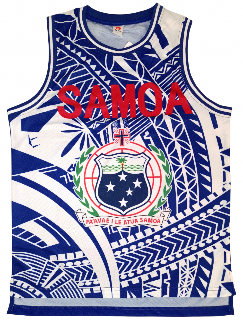 Basketball Jersey Samoa Print #003