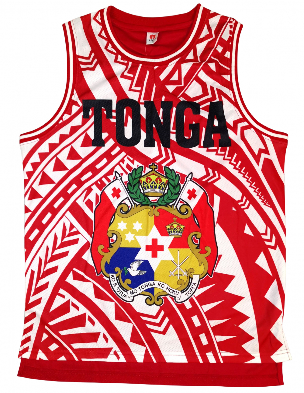 Basketball Jersey Tonga Print #003