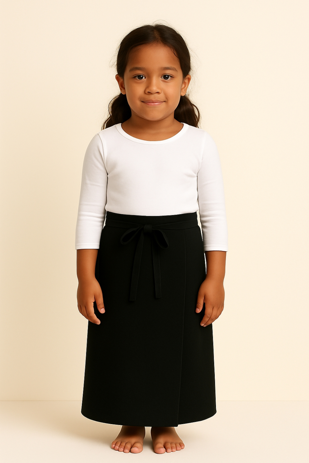 Girls Plain Lavalava
