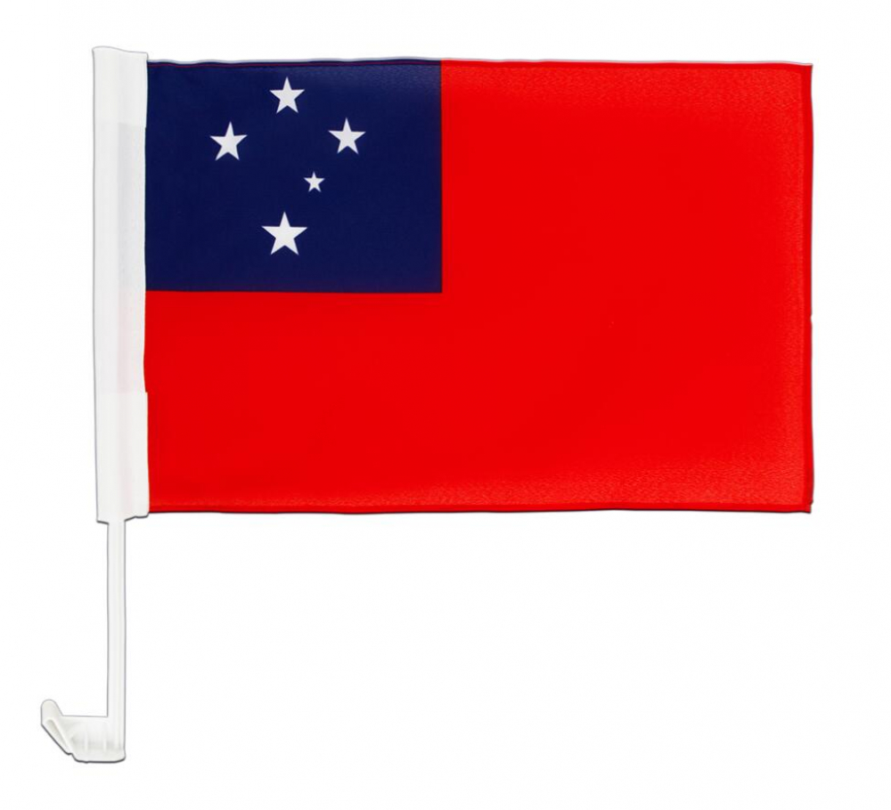 Car Window Flag (30*45cm)  Samoa