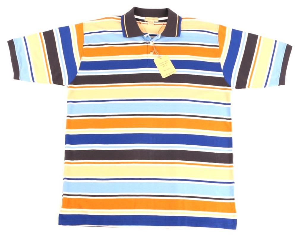 Mens Loose Fit Stripe Polo Shirt SS575 NZ$10.00 - CLOTHING STORE