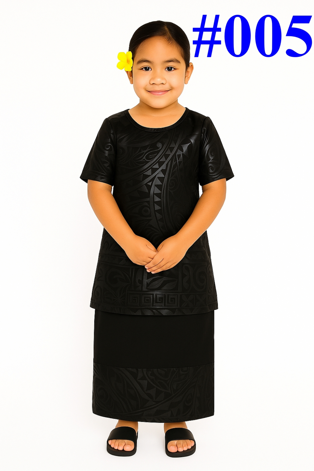 Girls Stretch Fabric Puletasi #2501