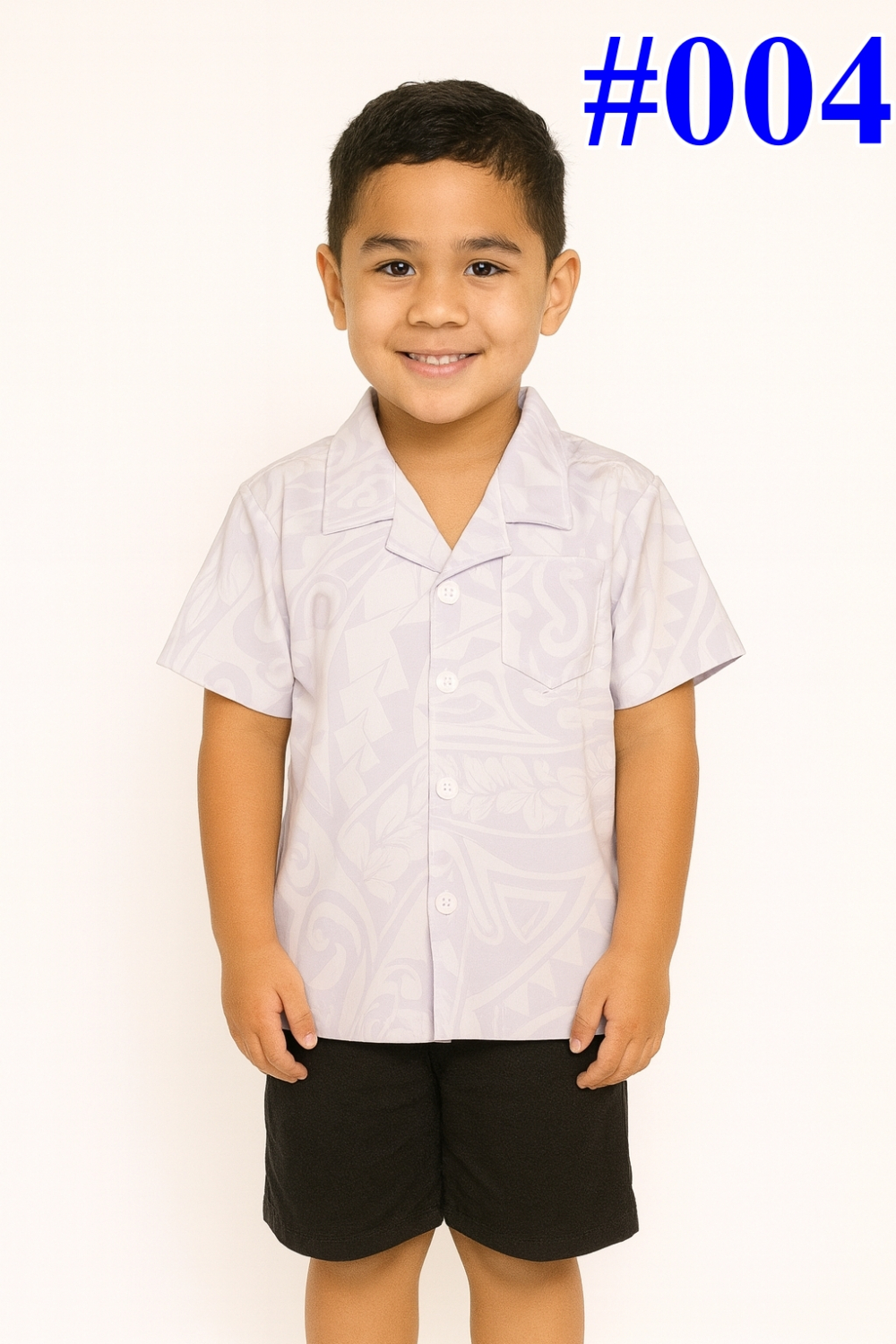 Boys Stretch Fabric S/S Shirt #2501